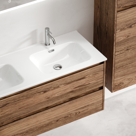 Тумба под раковину Sancos Libra LB120-2ECH 120х50 подвесная цвет коричневый